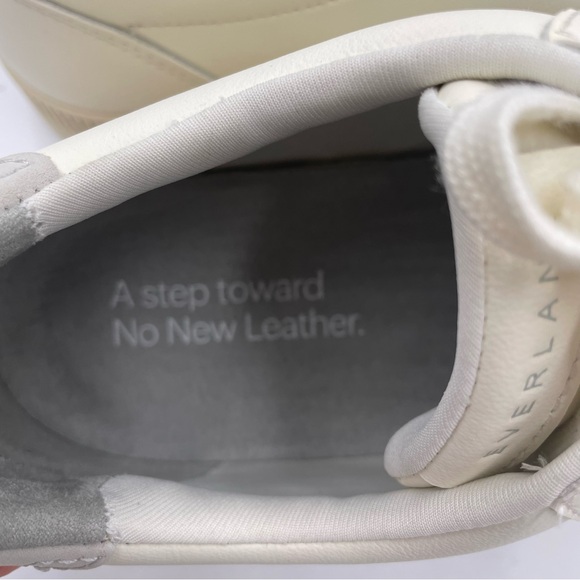 NEW Everlane Cloud Gray ReLeather Court Sneaker in Size 10 - Picture 11 of 12